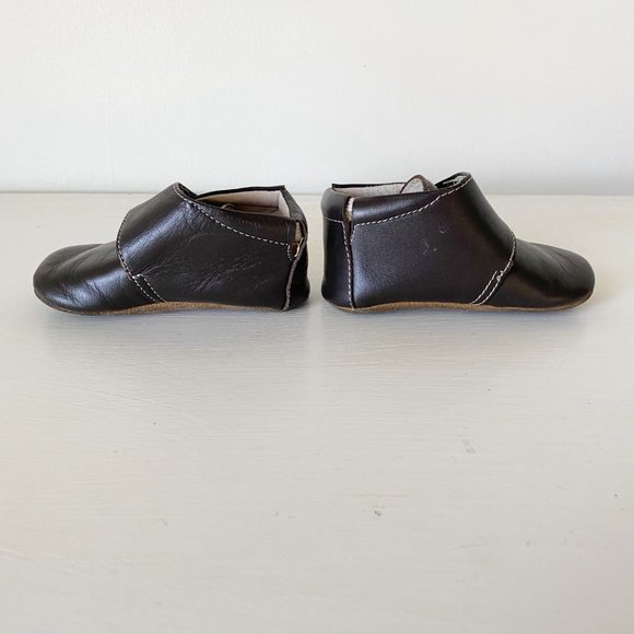 Livie & Luca Infant Boys Benny Brown Leather Bootie, 6-12 Months - Picture 5 of 9